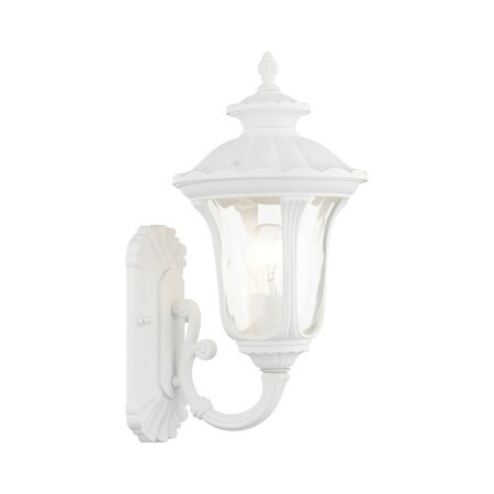 Livex Lighting Textured White Outdoor Wall Lantern, 1 Li 7850-13