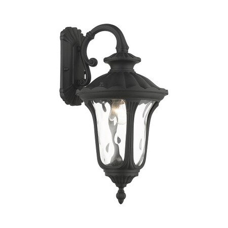 Livex Lighting Textured Black Outdoor Wall Lantern, 1 Li 7851-14