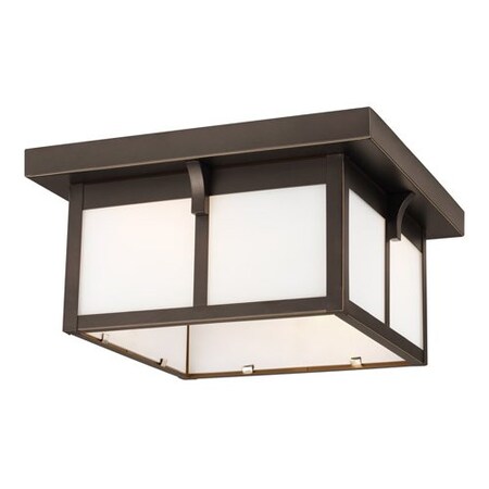 Sea Gull Two Light Outdoor Flush Mount 7852702-71