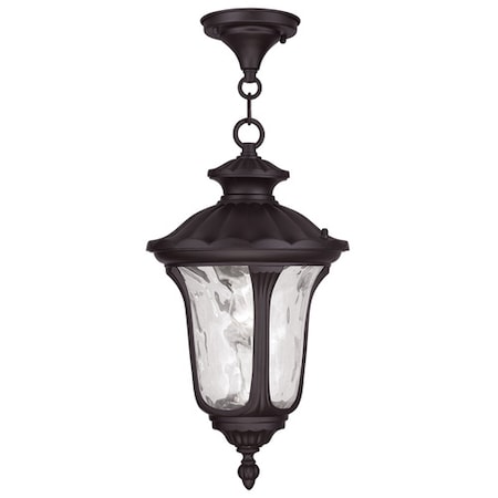 Livex Lighting Oxford 1 Light Bronze Outdoor Pendant La 7854-07