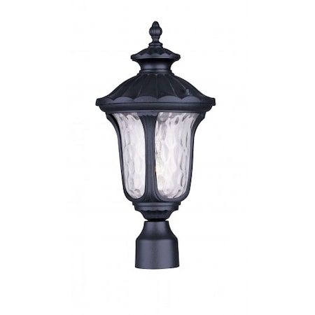 Livex Lighting Textured Black Outdoor Post Top Lantern,  7855-14