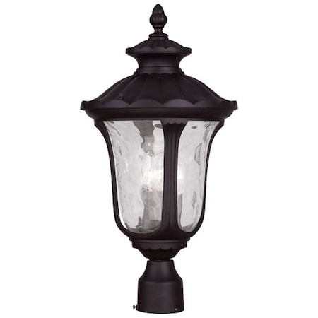 Livex Lighting Oxford 3 Light Bronze Outdoor Post Top Lantern 7859-07