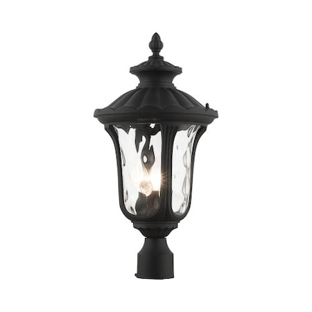 Livex Lighting Textured Black Outdoor Post Top Lantern,  7859-14