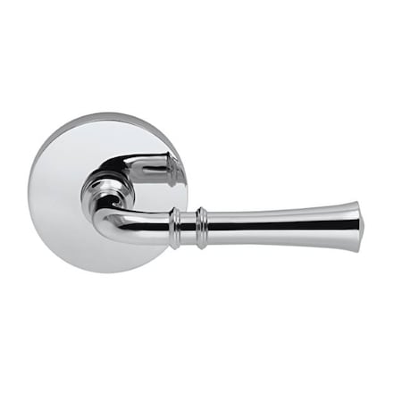 Omnia Lever Modern Rose Priv Lever 2-3/8" BS T Strike Bright Chrome 785 785MD/238T.PR26