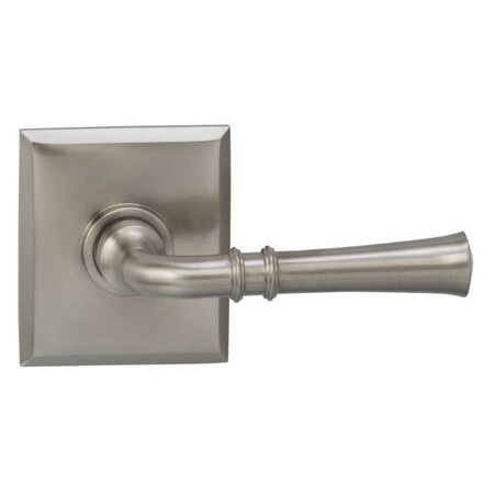 Omnia Lever Rectangular Rose Pass Lever 2-3/8" BS T Strike Satin Nickel 785 785RT/238T.PA15