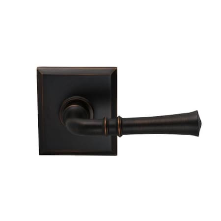 Omnia Lever Rectangular Rose Priv Lever 2-3/8" BS T Strike Tuscan Bronze 785 785RT/238T.PRTB