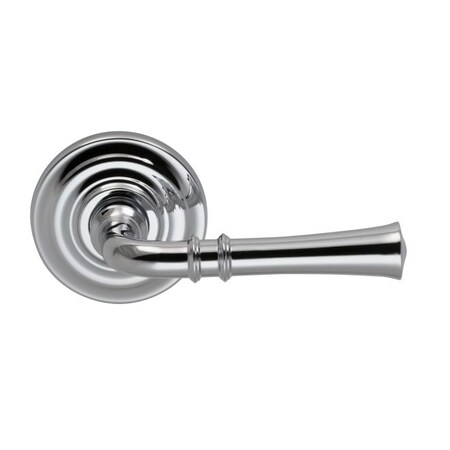 Omnia Lever Traditional Rose Priv Lever 2-3/8" BS T Strike Bright Chrome 785 785TD/238T.PR26