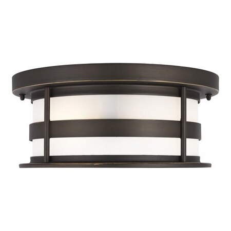 Sea Gull Two Light Outdoor Flush Mount 7890902-71