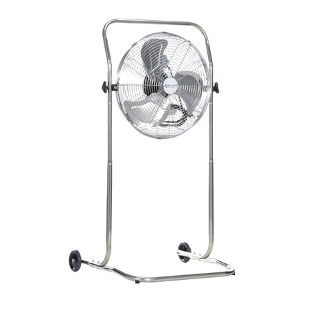 Airmaster 78974 Industrial Air Circulator, Low Stand Pivot Mount, 18" Prop Diameter, 115V, 1/8HP Motor