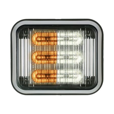 Code 3 LED Prizmii, Steady Burn, Bezel, A/W, 7"X9" 7922CAWBZ