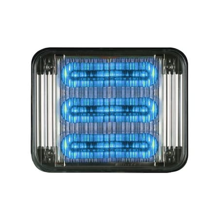 Code 3 LED PrizmIi, Clear Lens, BlueLEDs, 7"X9", Size: 7"X9" 798CB-75