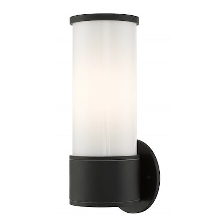 Livex Lighting Textured Black Outdoor Wall Lantern, 1 Li 79323-14