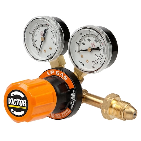 Victor Regulator, Propane, Single Stage, 9/16"-18 Outlet 0781-9410