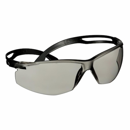 3M SecureFit(TM) 500, Safety Glasses, Anti-Fog & Anti-Scratch, Gray Lens, Black Frame, Frameless SF507AF-BLK