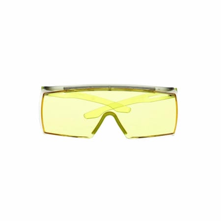 3M SecureFit 3700, Safety Glasses, Scotchgard Anti-Fog, Amber Lens, Green Frame, Frameless SF3703SGAF-GRN