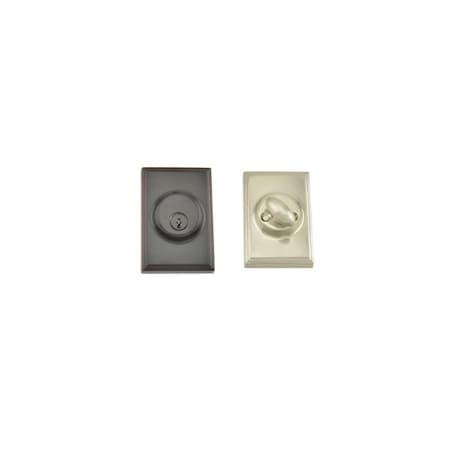 Weslock Woodward SGL CYL DBolt ADJ Latch DBolt stk ORB By Satin Nickel 03771-1-NSL23