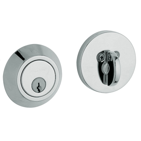 Baldwin Estate Bright Chrome Deadbolts 8241.260