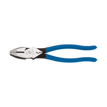 KLEIN TOOLS 9 3/8 in 2000(TM) Linemans Plier High Leverage w/ Wire Crimper, Steel D2000-9NECR