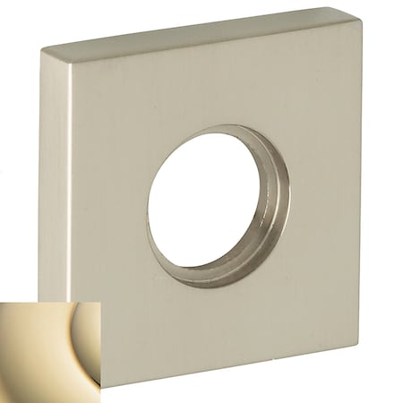 Baldwin Passage Pair Rosettes Lifetime Brass 5056.003