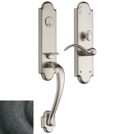 Baldwin Entry Handlesets Distressed Oil Rubbed Bronze M512.402.LENT