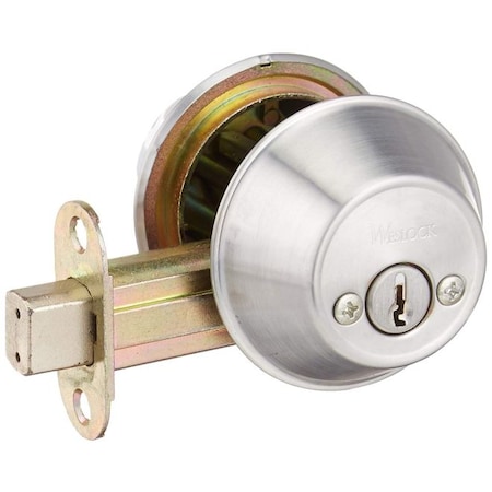 Weslock DBL CYL Deadbolt ADJ Latch Deadbolt Strikes Satin Chrome 300 Series 00372-D-DSL23