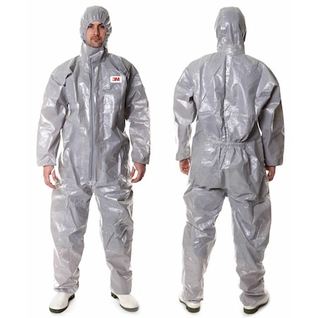 3M Protective Coveralls, Chem-Res, XL, PK12 4570-XL