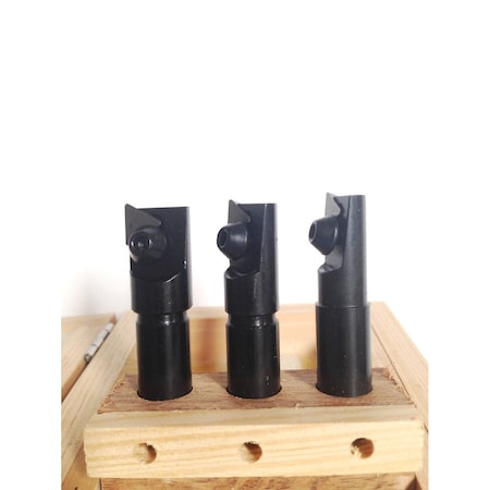 Hhip 3 Piece 1/2" Shank Mini Indexable End Mill Set 8005-0020