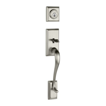 Kwikset Hawthorne SGL CYL Exterior Handleset w/R 800HELIP-15
