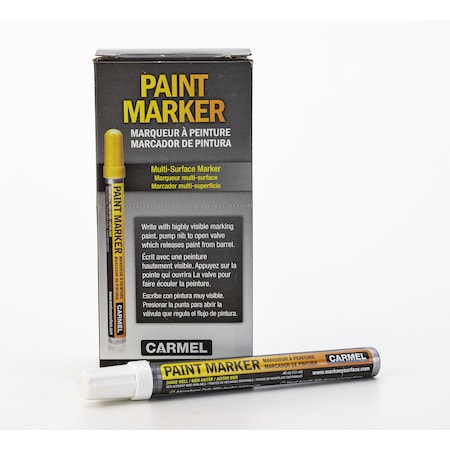 Mutual Industries Valve Markers, White, Paint, 6 Inch Length, 3 inch Width, 5 Inch Height, WHITE 800-10