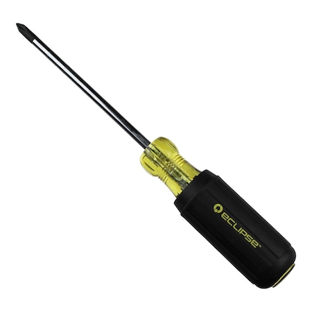 Eclipse Tools Phillips Screwdriver, No 1x4, Rubber Grip 800-100