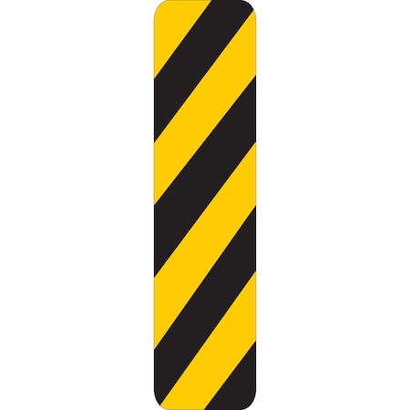 Brady Traffic Sign, 24 in Height, 6 in Width, Aluminum, Rectangle, No Text 80101