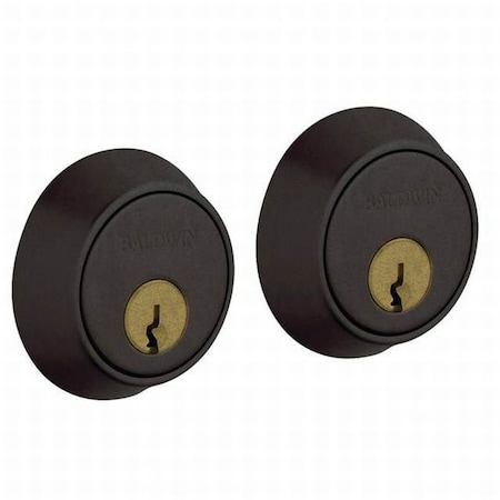 Baldwin Estate Distressed Oil Rubbed Bronze Deadbolts 8011.402