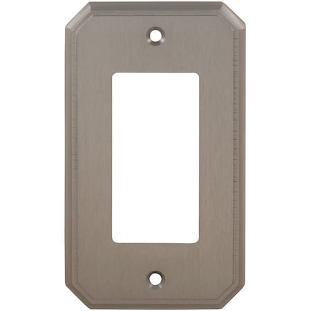 Omnia Single Rocker Traditional Switch Plate, Number of Gangs: 1 Solid Brass 8024/S.SB