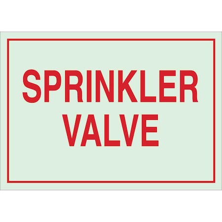 Brady Sprinkler Valve, 10 in x 14 in, Rectangle, Plastic, 85545 85545