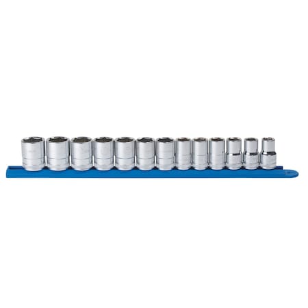 Gearwrench 1/2" Drive Standard Socket Set, Metric, 13 pcs 80702