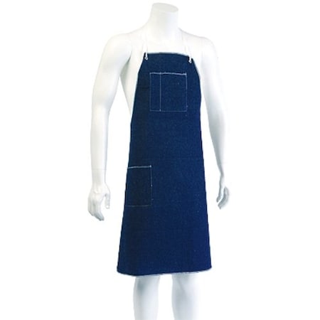 HHIP 28W X 36L Single Pocket Shop Apron 8070-7004