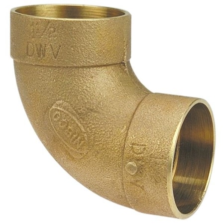 Nibco Elbow, Bronze, Cup 4 in, FTG 4 in E055650