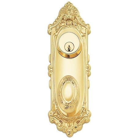 Emtek Bright Brass Sideplate 8090VUS3 8090VUS3