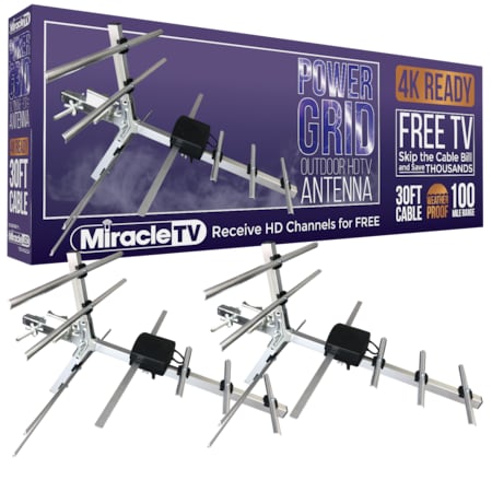 Miracle Tv MiracleTV, Power Grid Outdoor HDTV, PK 2 602798