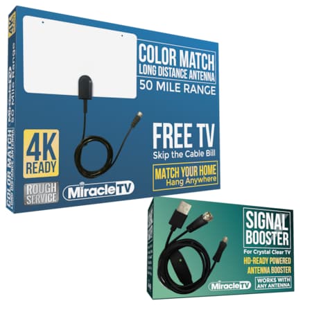 Color Match Indoor HDTV Antenna Include