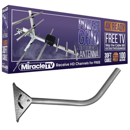 Miracle Tv Color Match Indoor HDTV Antenna, In, PK 2 602803