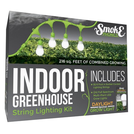 Miracle Led SmokePhonics 4-Socket Corded LED Gr, PK6 601143