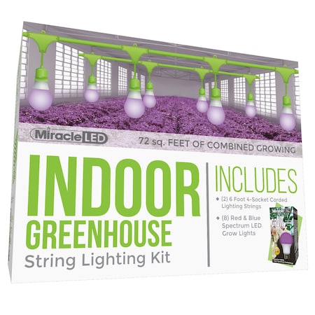 Miracle Led Daylight 4-Socket Corded LED Grow L, PK2 601190