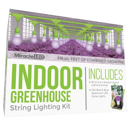 Miracle Led Daylight 4-Socket Corded LED Grow L, PK6 601192