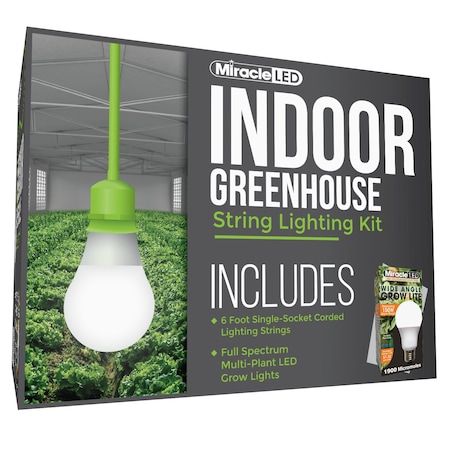 Miracle Led Wide Angle Single-Socket Corded LED Grow 601209