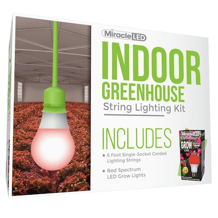 Miracle Led Ultra Grow Single-Socket Corded LED Grow 601245