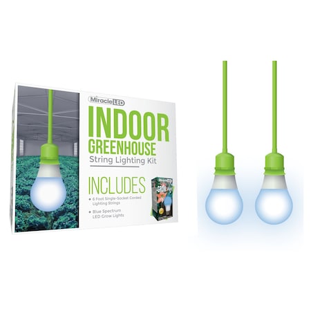 Miracle Led Ultra Grow Single-Socket Corded LED, PK2 601250