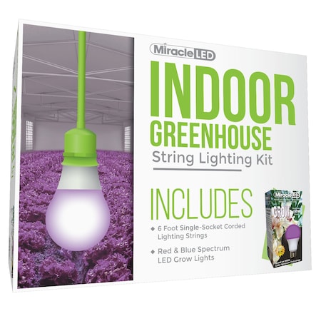 Miracle Led Ultra Grow Single-Socket Corded LED Grow 601253