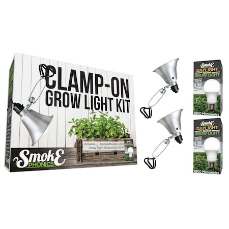 Miracle Led SmokePhonics LED Clamp-On Grow Lght, PK2 601274