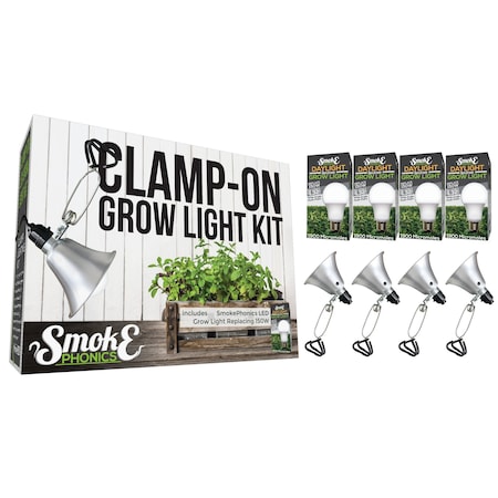 Miracle Led SmokePhonics LED Clamp-On Grow Lght, PK4 601275